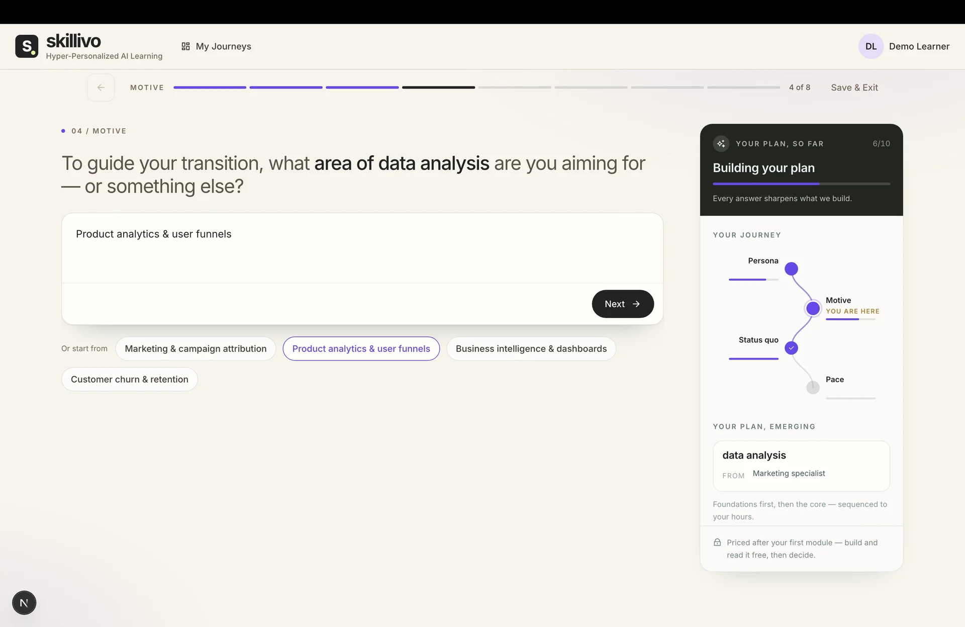 Skillivo: Your starting point