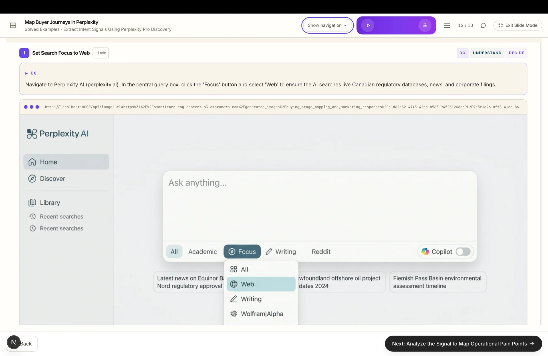 A step-by-step solved example